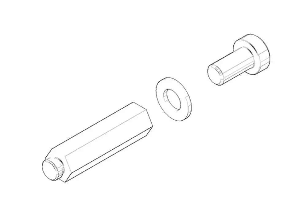 DORNBRACHT Befestigung ERSATZTEILE 90311155400 8 x 7 x 30 mm, 9031115540090 Galeriebild 1
